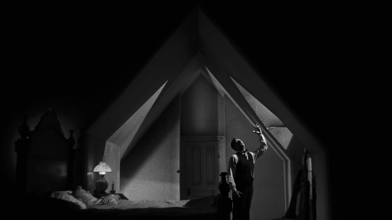 Robert Mitchum and Shelley Winters in The Night of the Hunter