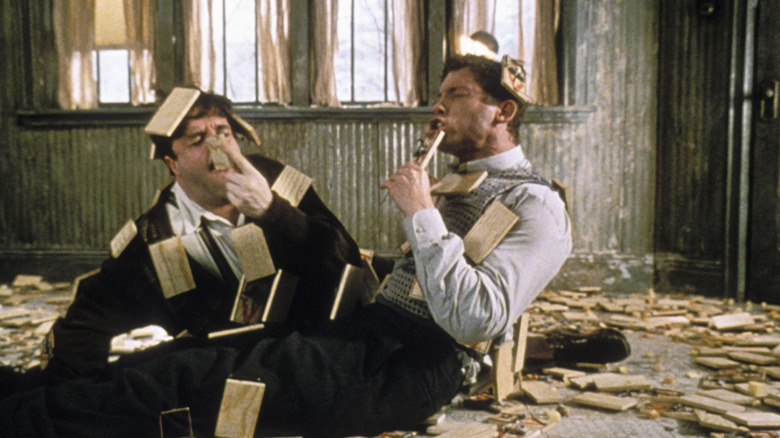Nathan Lane and Lee Evans in Mouse Hunt