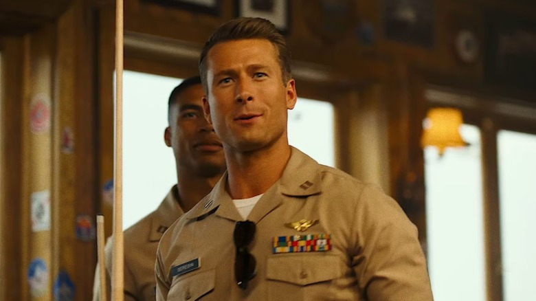 Glen Powell in Top Gun: Maverick