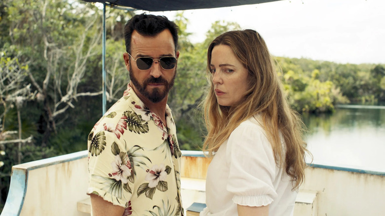 The Mosquito Coast, Allie and Margot on a boat