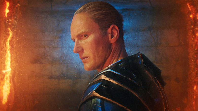 Patrick Wilson glaring as Orm from Aquaman