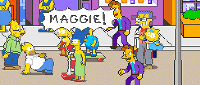 The Simpsons Arcade Cabinet from Arcade1Up