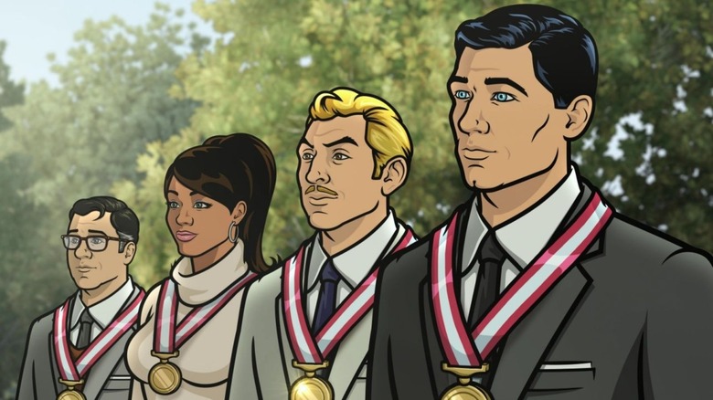 Archer TV show medals 