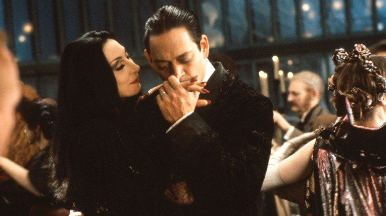 Gomez and Morticia dance in The Addams Family
