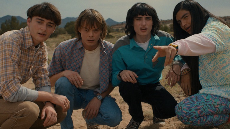 Noah Schnapp, Charlie Heaton, Finn Wolfhard, Eduardo Franco, Stranger Things