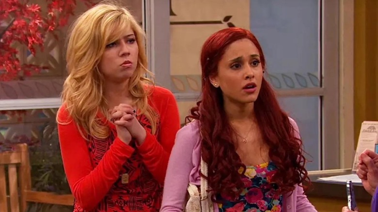 Jennette McCurdy and Ariana Grande as Sam and Cat on Sam & Cat