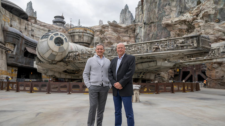 Bob Iger and Bob Chapek