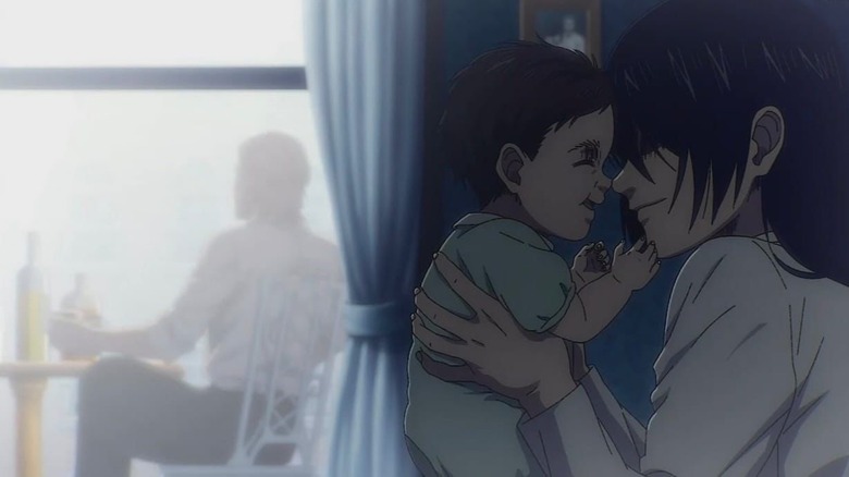 Jean and Mikasa  in Attack on Titan