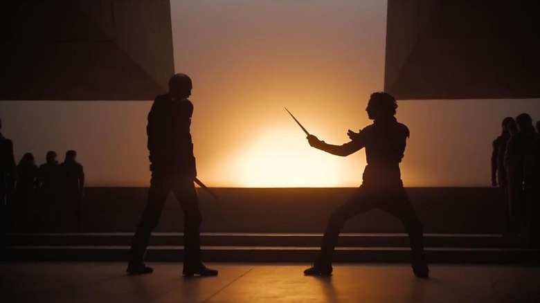 Dune: Part Two, Paul and Feyd-Rautha fight