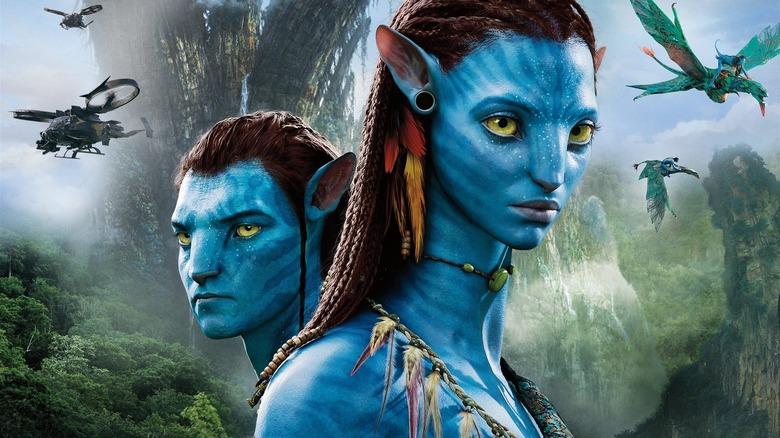 Jake and Neytiri in Avatar