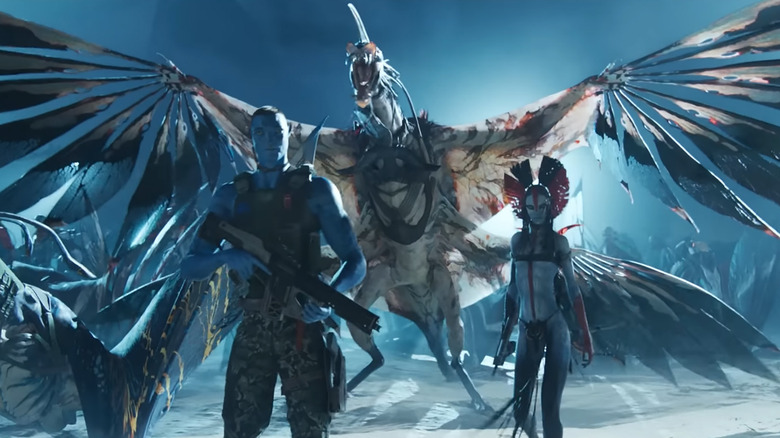 Quaritch and Varang mean death from above in Avatar: Fire and Ash