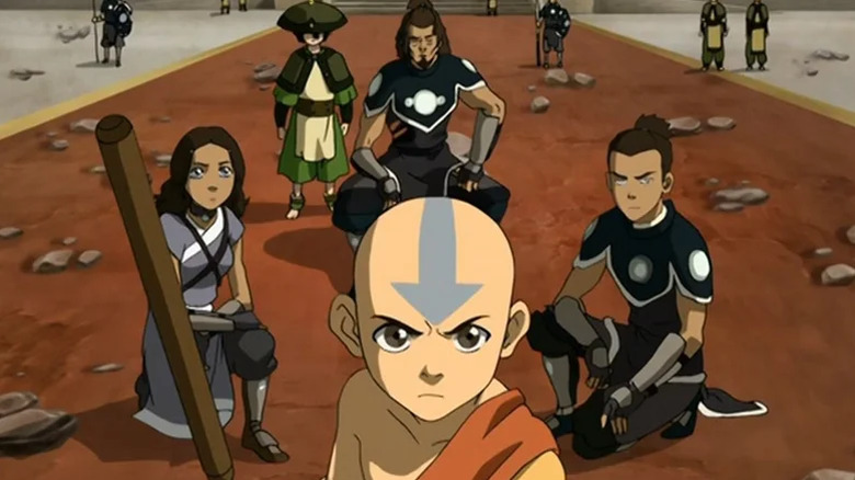 Aang and the gaang ready to invade the Fire Nation in Avatar: The Last Airbender