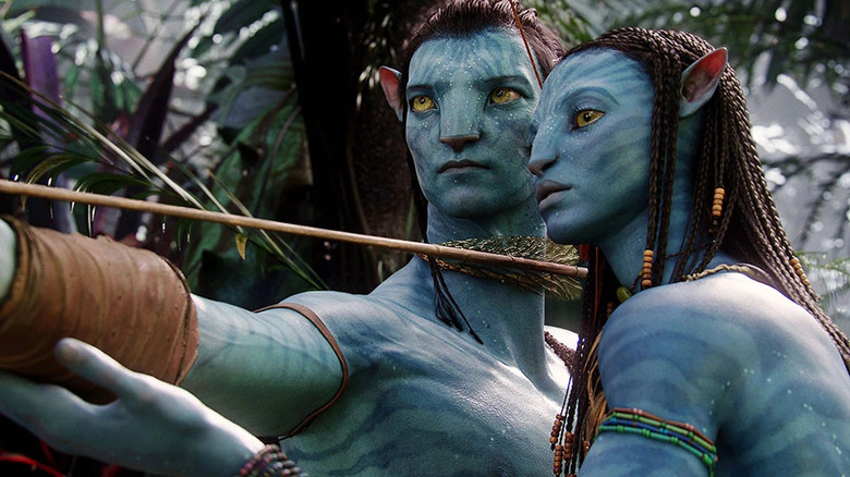 Avatar jake and neytiri with bow