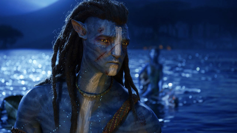 Jake Sully in Avatar: The Way of Water