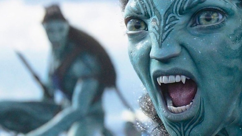 Way of Water character yelling