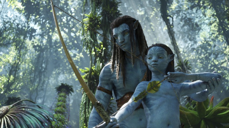 Avatar the way of water jake and neteyam hunting