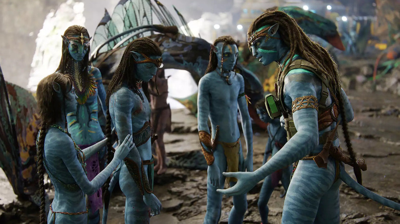 Avatar the way of water sully family talking