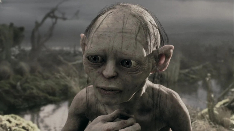 The Two Towers gollum close up