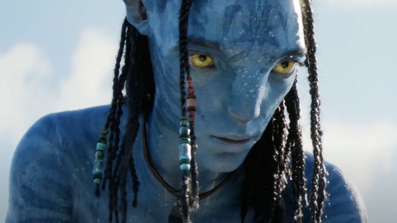 Avatar the way of water Neteyam close up