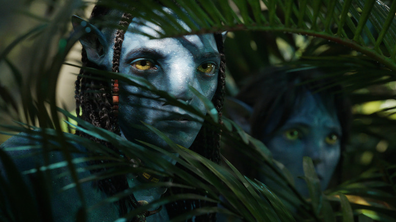 Britain Dalton and Sigourney Weaver in Avatar: The Way of Water