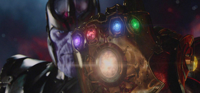Avengers Infinity War Set Photo - Thanos
