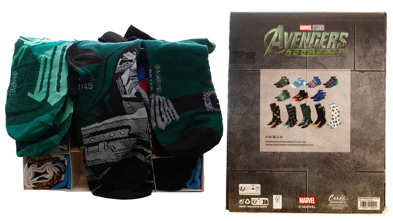 Avengers Doomsday socks for Doctor Doom and the rest of the socks collection