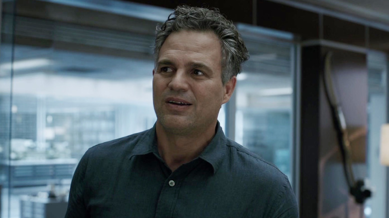 Mark Ruffallo as Bruce Banner in a lab in Avengers: Endgame