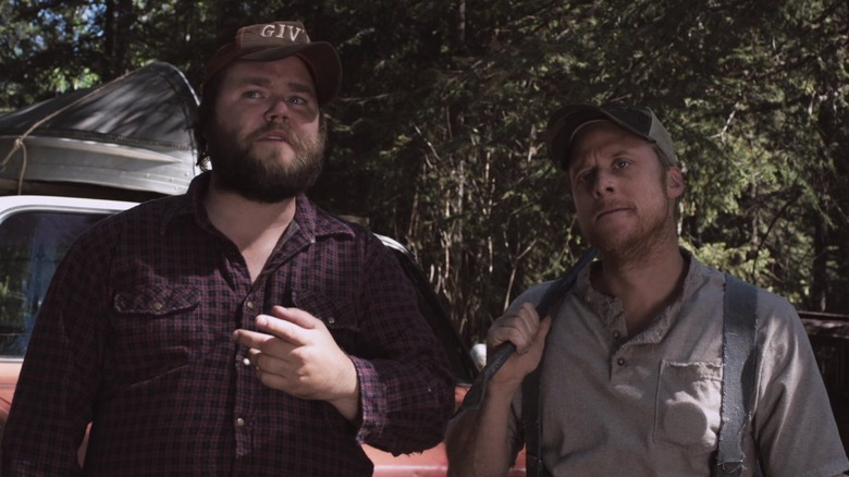 Tucker and Dale talking