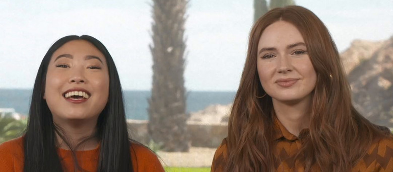 Awkwafina and Karen Gillan