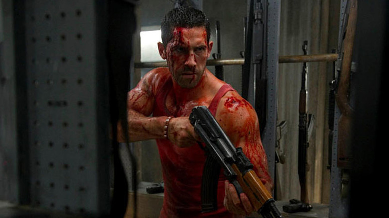 Universal Soldier Day of Reckoning scott adkins bloody shotgun