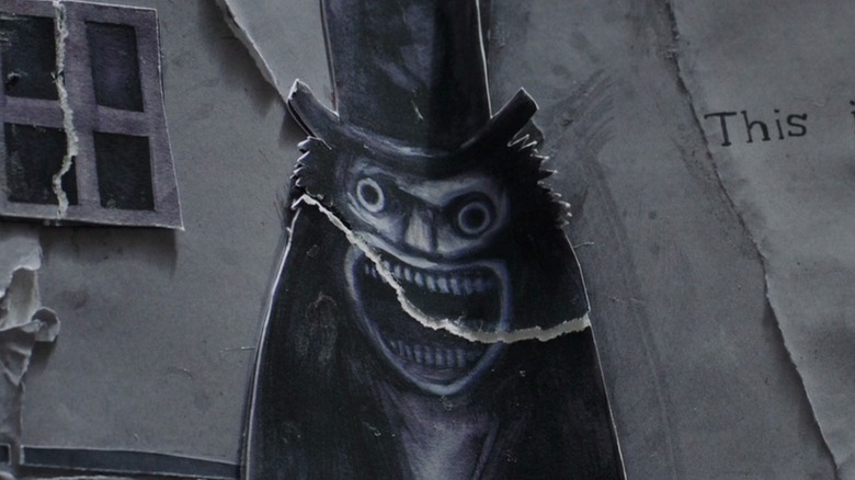 The Babadook smiling
