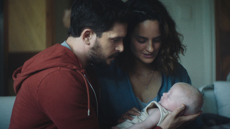 Baby Ruby, Kit Harington and Noémie Merlant