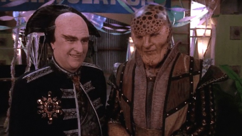 Londo and G'Kar have a pleasant moment.
