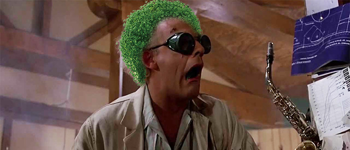 Back to the Future Doc Brown Chia Pet