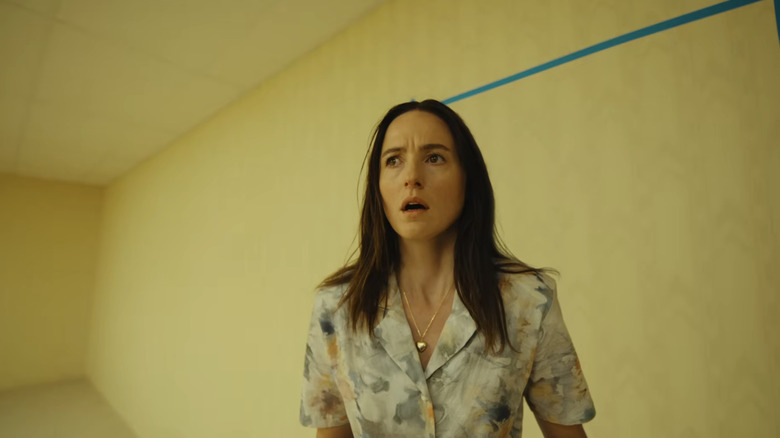 Renate Reinsve's character in Backrooms looking alarmed