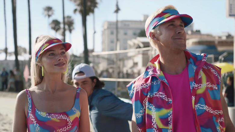 Margot Robbie and Ryan Gosling in Barbie