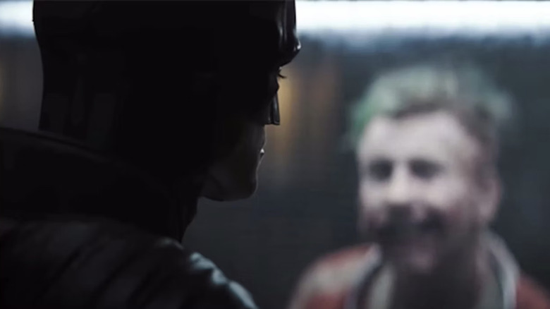 Robert Pattinson and Barry Keoghan in The Batman