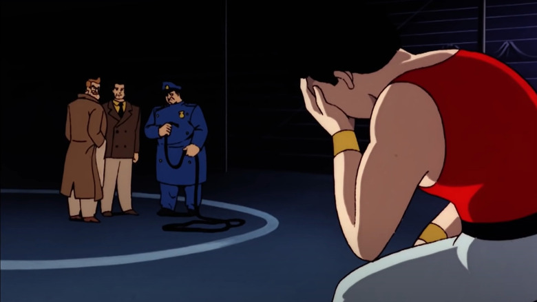Robin Grayson crying