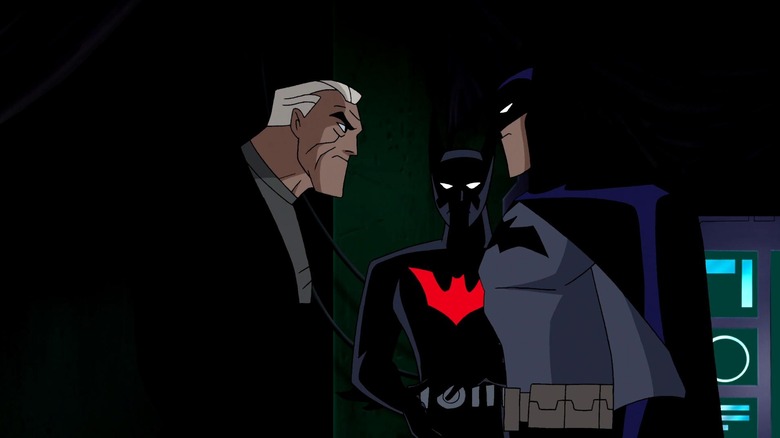 Justice League Unlimited Batman meets Batman Beyond