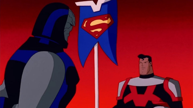Legacy Superman serving Darkseid