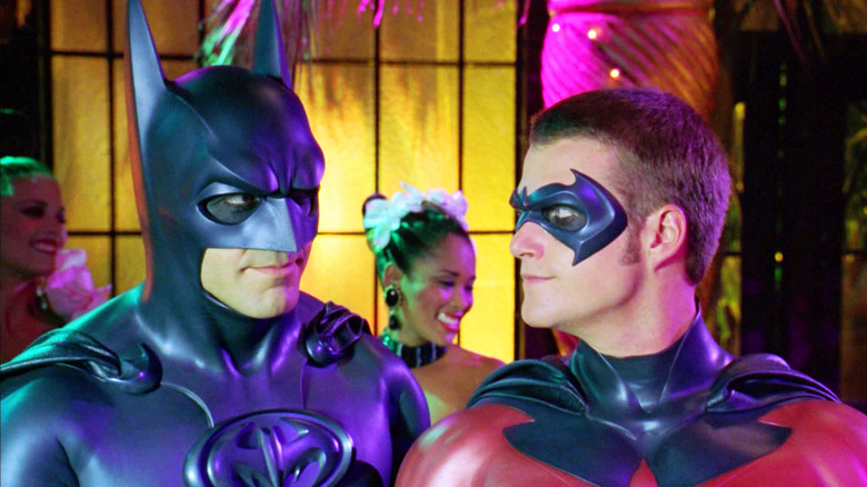George Clooney and Chris O'Donnell in Batman & Robin