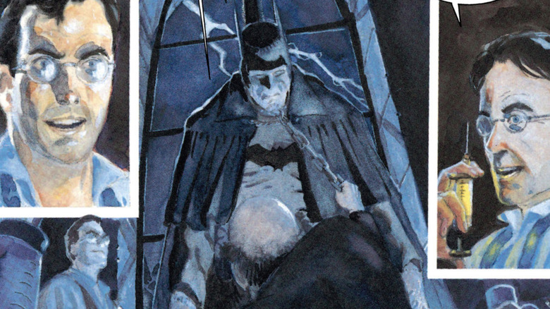 Bruce Wayne watches as his Batman creature comes to life in Batman Castle of the Bat #1