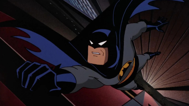 Batman hanging Animated Series