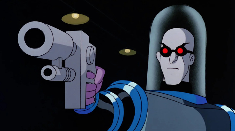 Batman: The Animated Series Mr. Freeze holding freeze ray