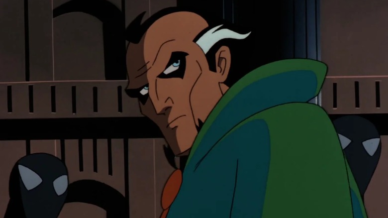 Ra's Al Ghul with Society of Shadows members in Batman: The Animated Series