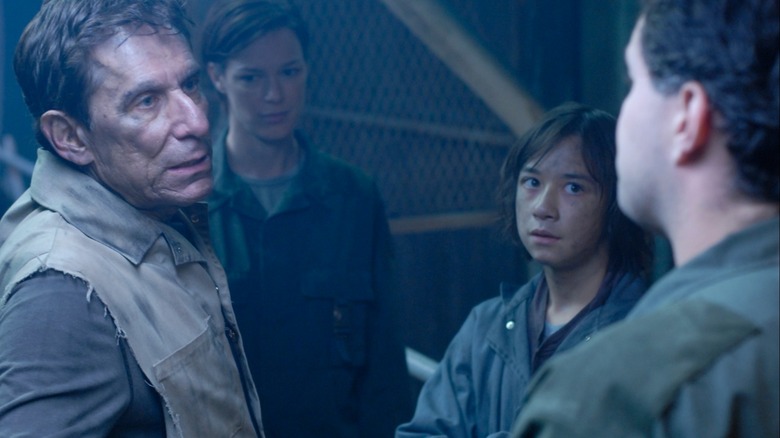 Battlestar Galactica: Cabot, Seelix, Milo, and Chief Galen Tyrol