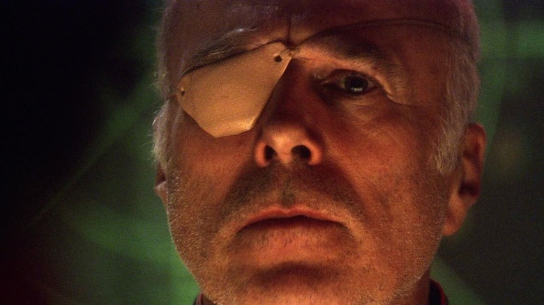 Battlestar Galactica, close-up of Colonel Saul Tigh