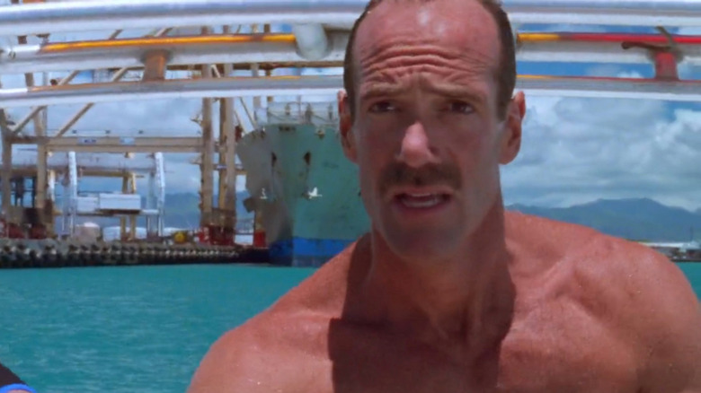Newman (Michael Newman) panicked in Baywatch
