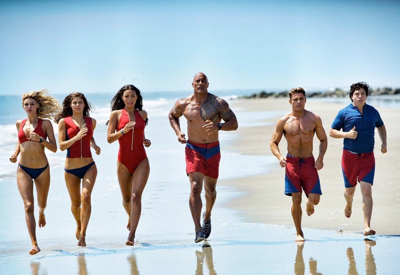 Baywatch Super Bowl spot