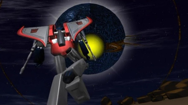 Beast Wars "Possession" - Starscream standing before Unicron